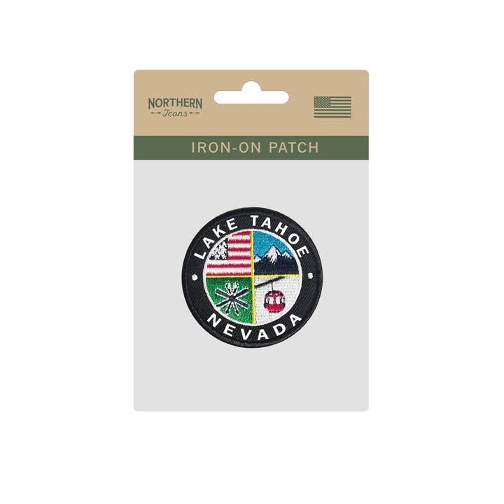 Northern Icons Creations INC - Wholesale Patch - Lake Tahoe Nevada Scenic Embroidered Iron-On Patch Travel Souvenir Badge1