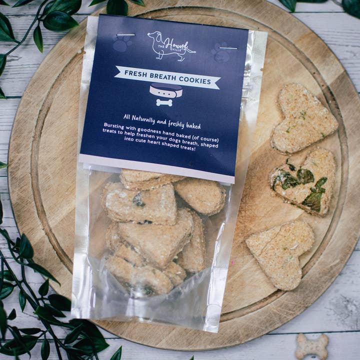 Fresh Breath Cookies for wholesale by The Hound Ville Dog Bakery