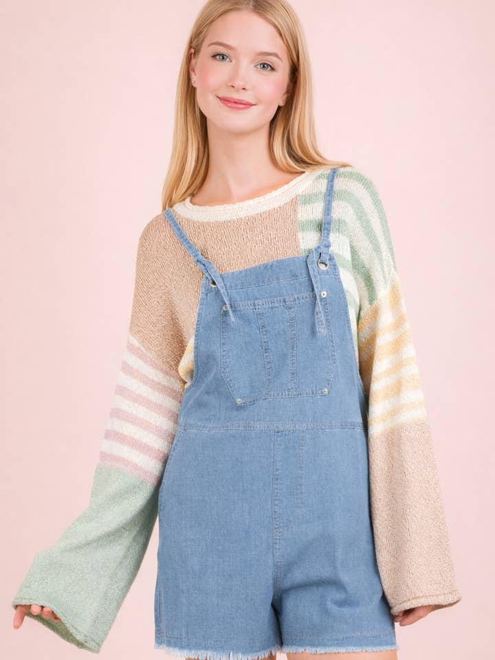 NP70738-Tuta Casual in Denim Lavato Minerale per la vendita all'ingrosso da parte di VERY J