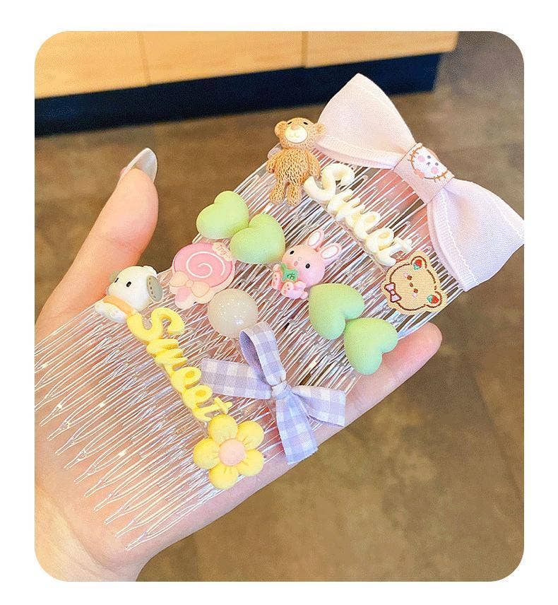 KiddieKickz - Wholesale Hair Clip - Kids - Children's Hairpin Comb Girl's Headdress 3pcs/set14