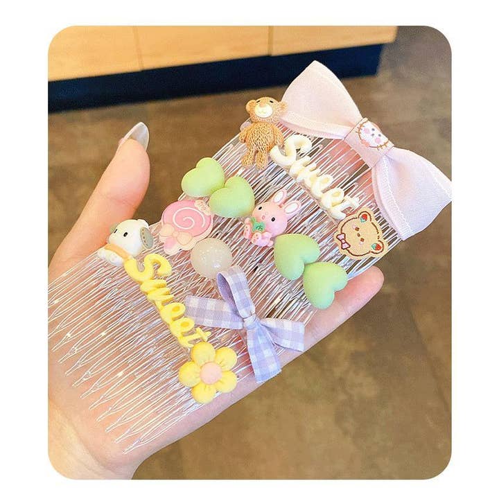 KiddieKickz - Wholesale Hair Clip - Kids - Children's Hairpin Comb Girl's Headdress 3pcs/set14