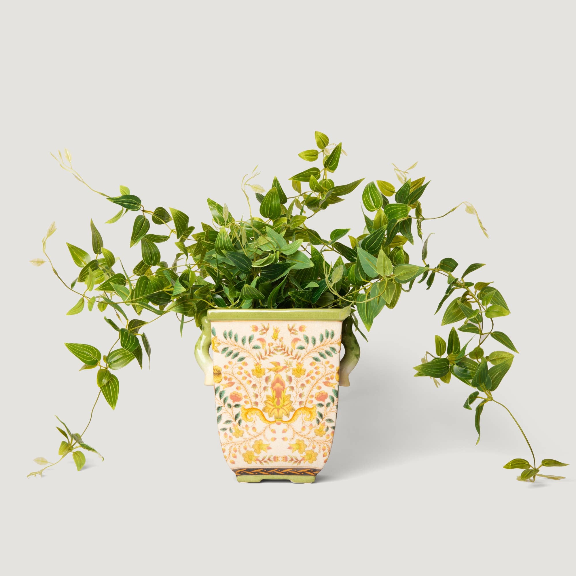 Afloral - Vente Plantes artificielles - Plante Artificielle de Luxe Suspendue Tradescantia - 104 cm3