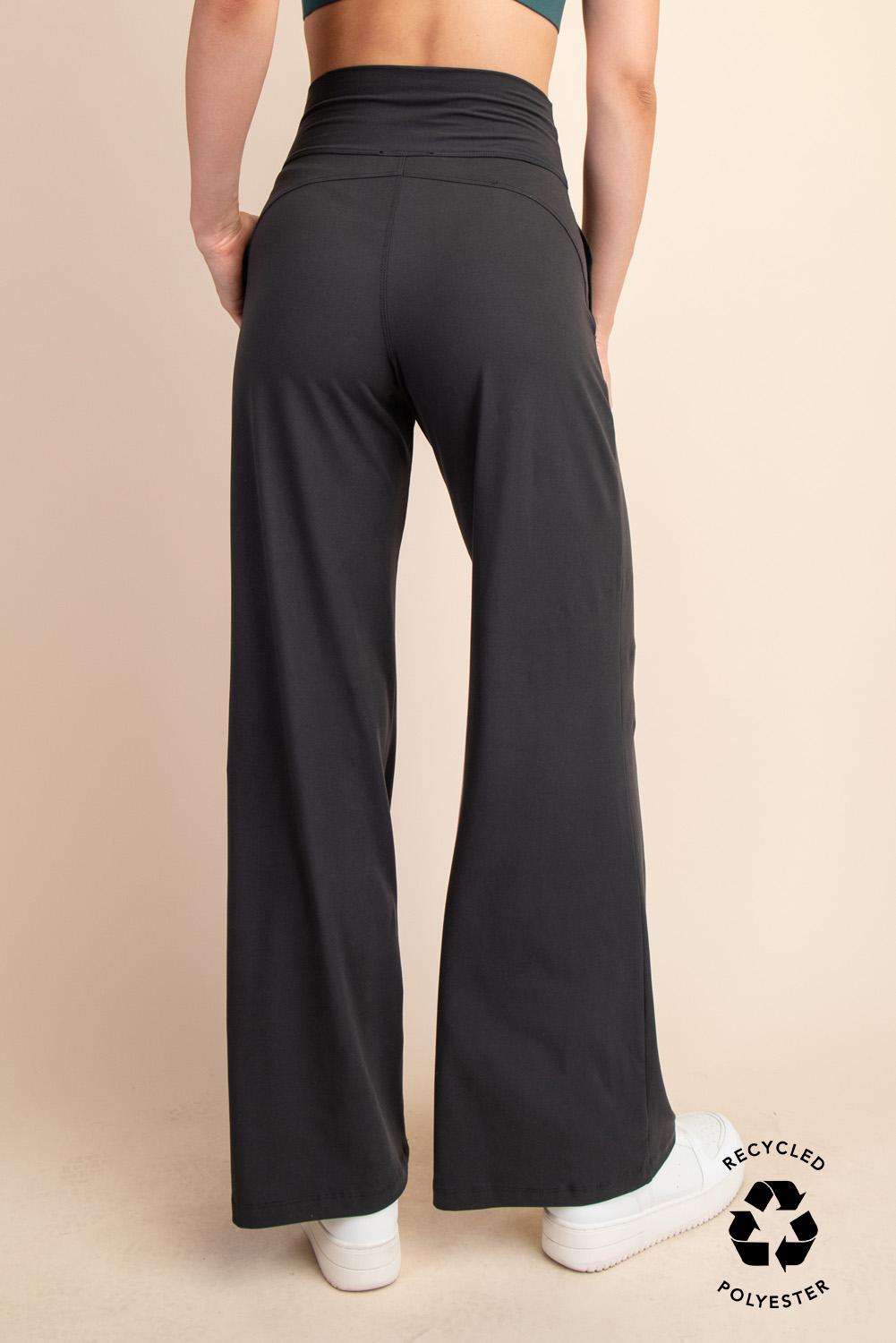 Rae Mode - Wholesale Pants - Women's - RECYCLED BUTTER V WAIST WIDE PANT22