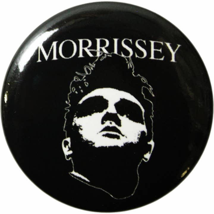 1,25" Knap - Morrissey - Emo 1980'er Rockmusik The Smiths for engroshandel hos Square Deal Recordings & Supplies