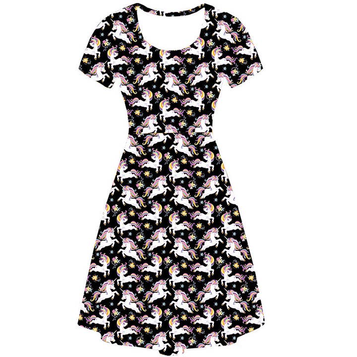 Unicorn Wonderland Deluxe Pocket Dress for wholesale by Natopia