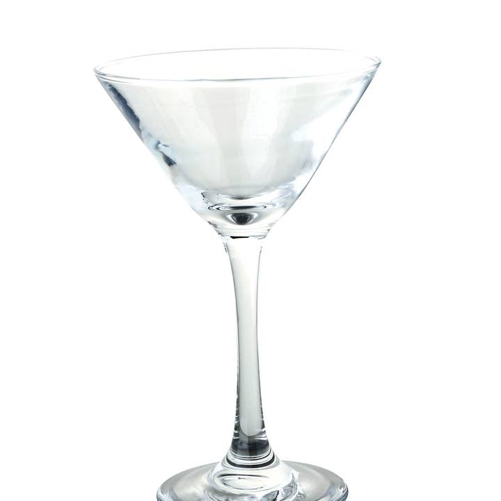 6 3/8"x4 1/8"x3"x4 1/8" Martini Glass, Aqua Spirits Glass 5.5oz for wholesale by EcoQuality
