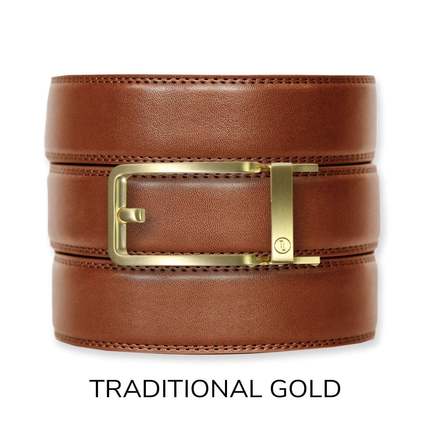 Tough Apparel - Wholesale Belt - Men's - Cognac Leather Ratchet Belt & Buckle Set7