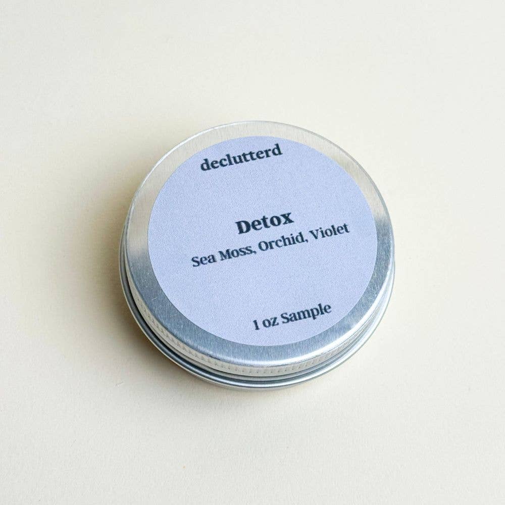 declutterd - Wholesale Travel Candles - Candle Tin Sample 1 oz Wood Wick Non Toxic Coconut Soy Wax0