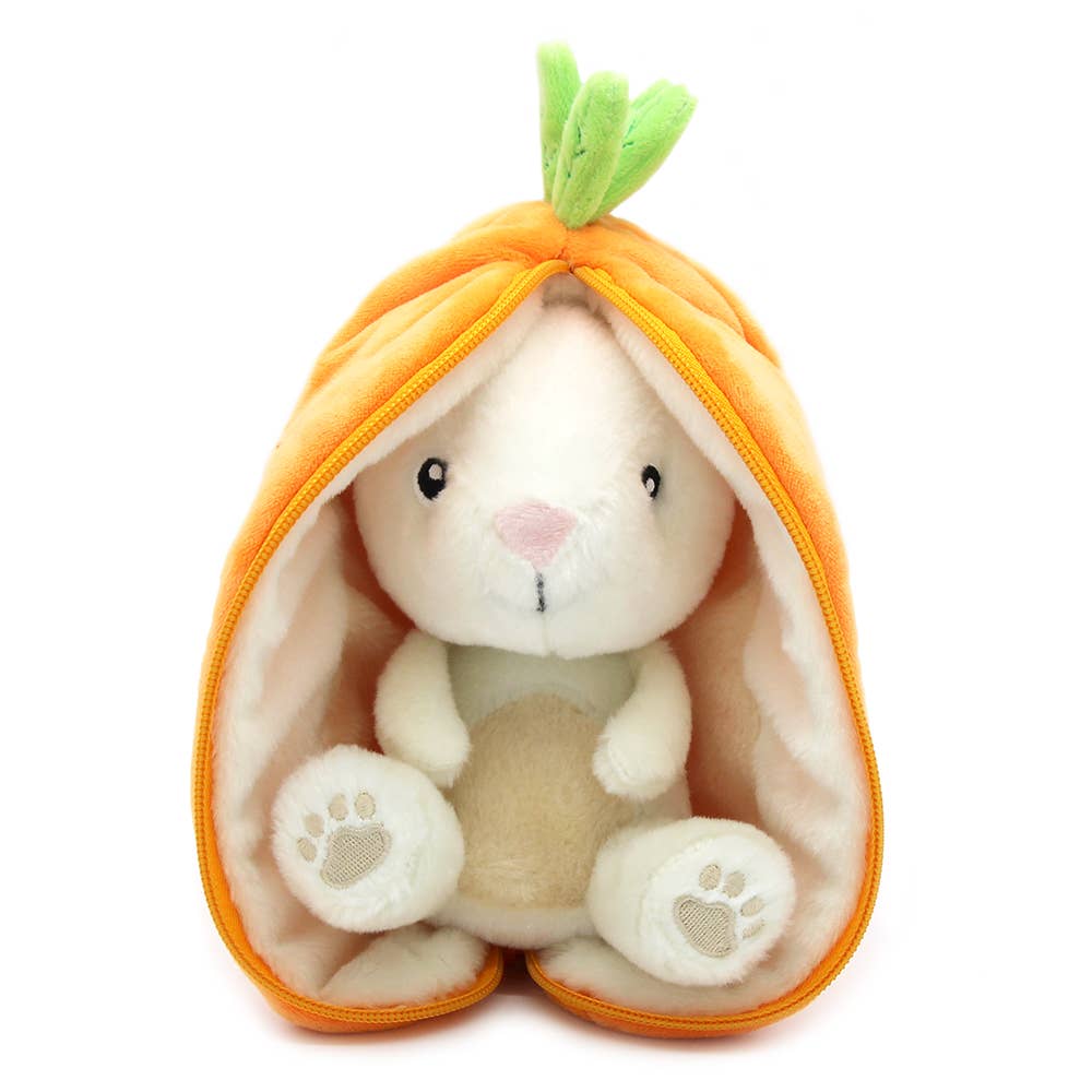 Les Déglingos, France – wholesale Stuffed/plush toy – Kids & baby – FLIPETZ - Plush Gadget the bunny / Carrot3