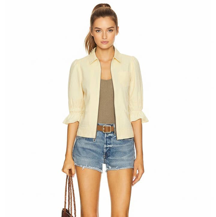 VAVA by Joy Han - Wholesale Jacket - Women's - 3/4 Sleeve Zip Up Jacket