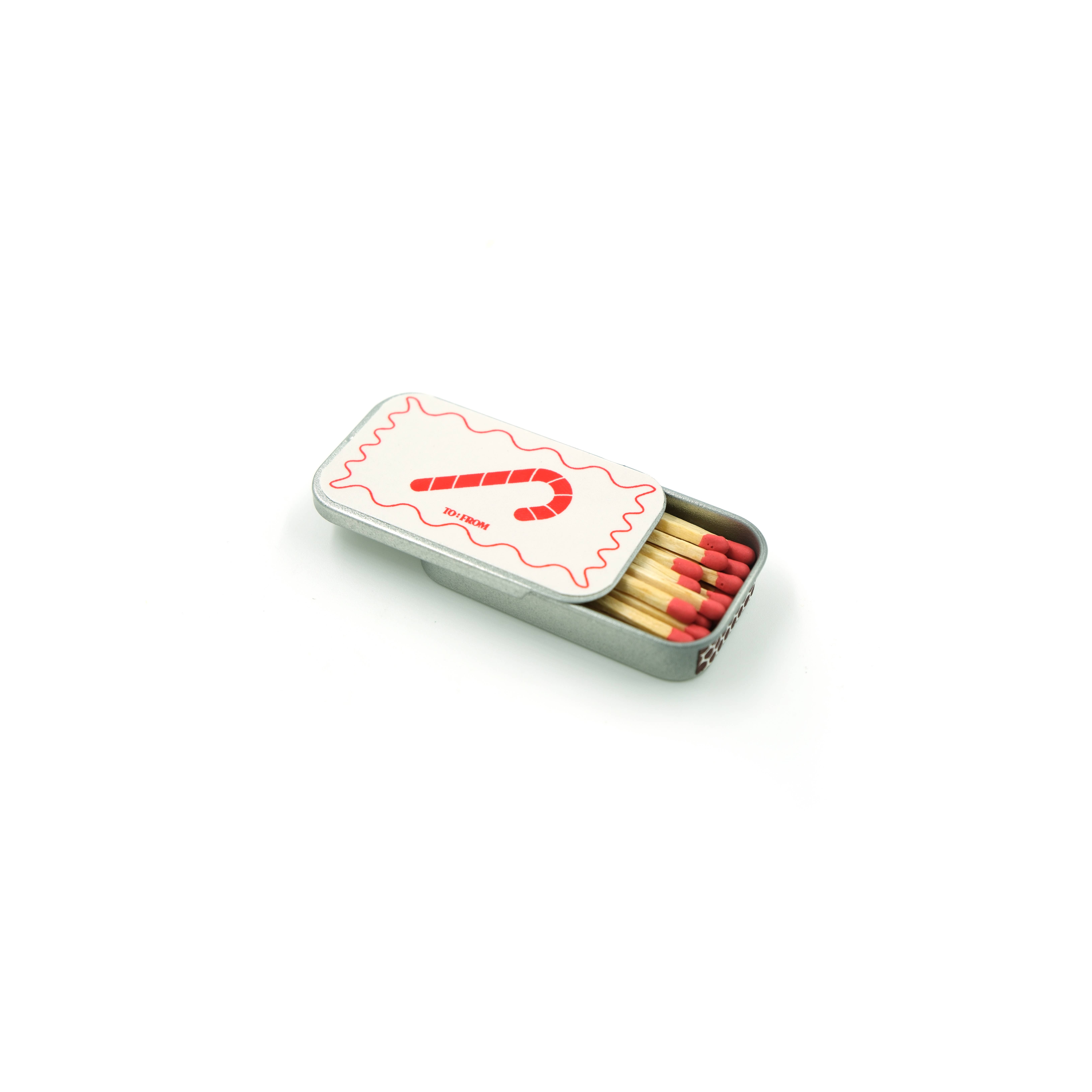 to:from - Wholesale Matches - CANDY CANE matchbox