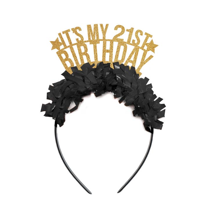 Festive Gal - Wholesale Party Hat/Crown - It's my 21st Birthday Party Headband Crown