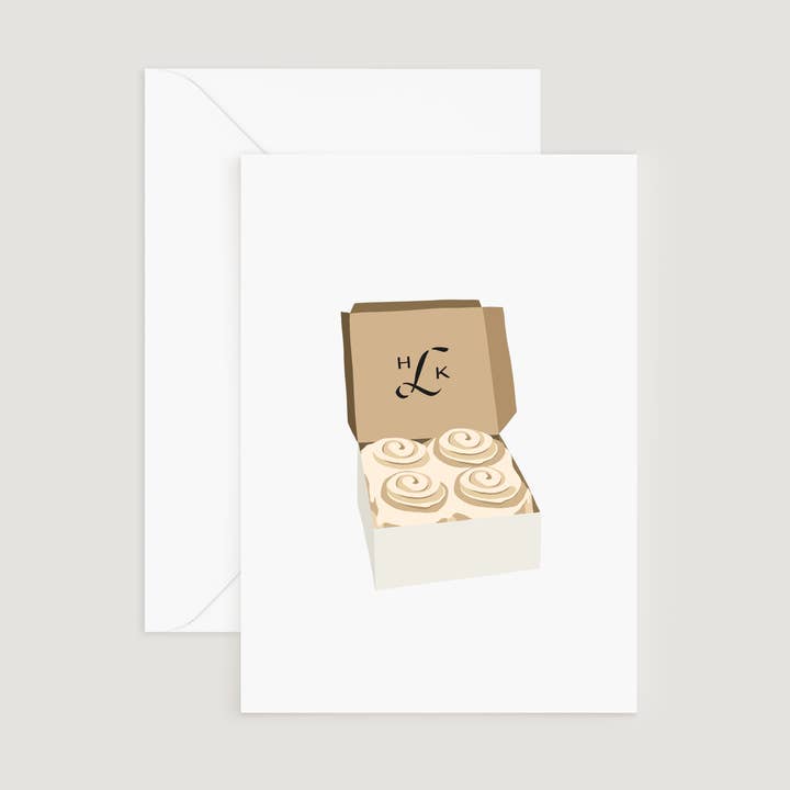 Greeting Card, Louie and Honey's Kitchen, Amish Cinnamon Rol for wholesale by Doster Paper Co.
