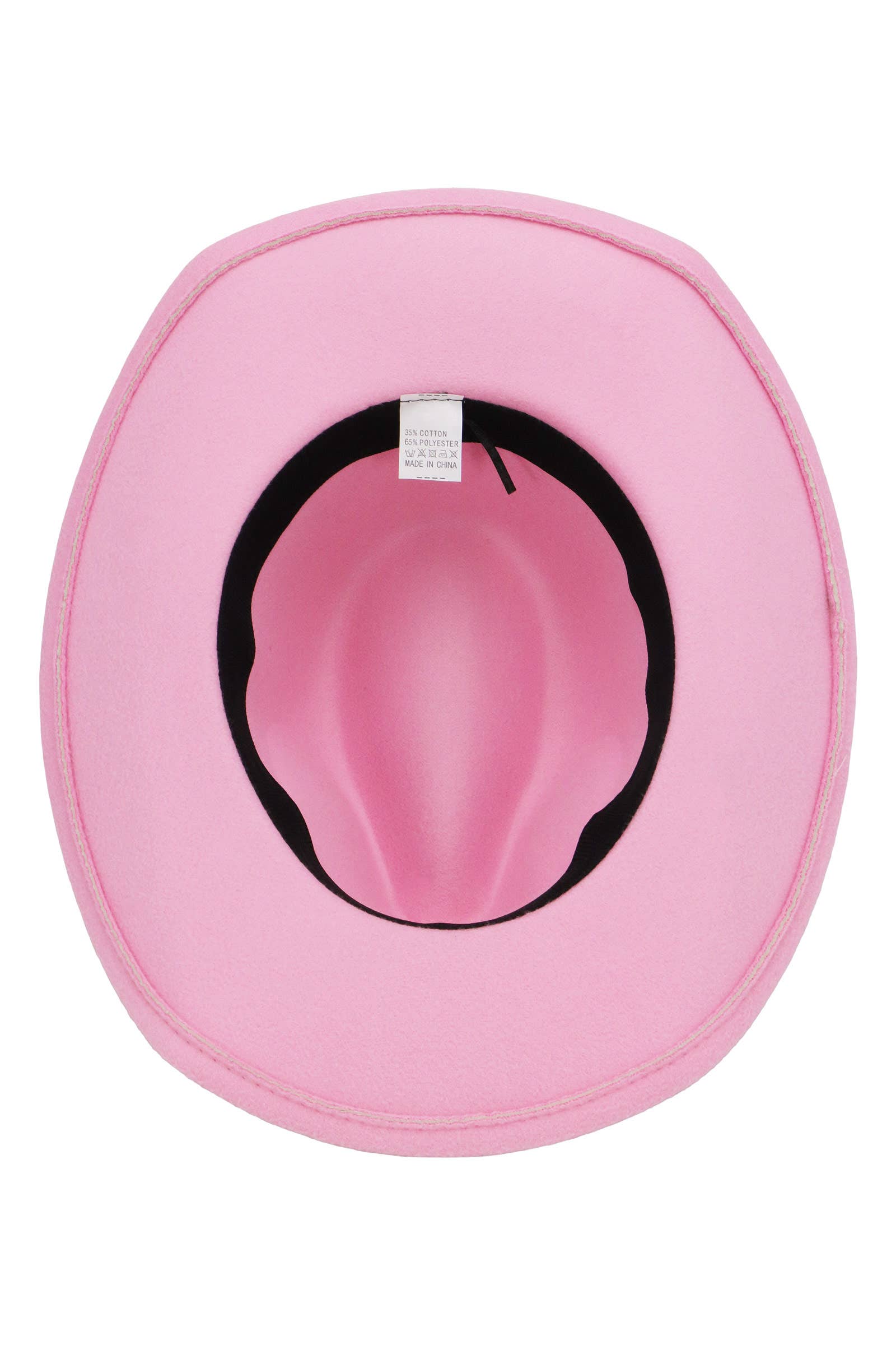 Cap Zone – Großhandel Cowboyhut – Unisex – Solider, einfarbiger Cowboyhut mit breiter Krempe aus Kunstfilz20