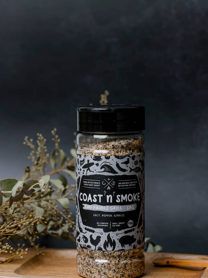 Surf Paddle Grill (Salt, Pepper, Garlic) for wholesale by Coast n Smoke