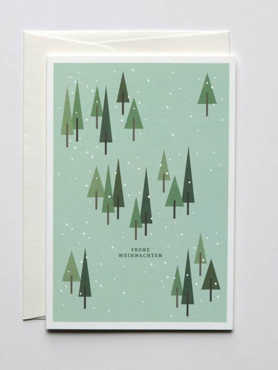 Forest Christmas card for wholesale by Haferkorn & Sauerbrey