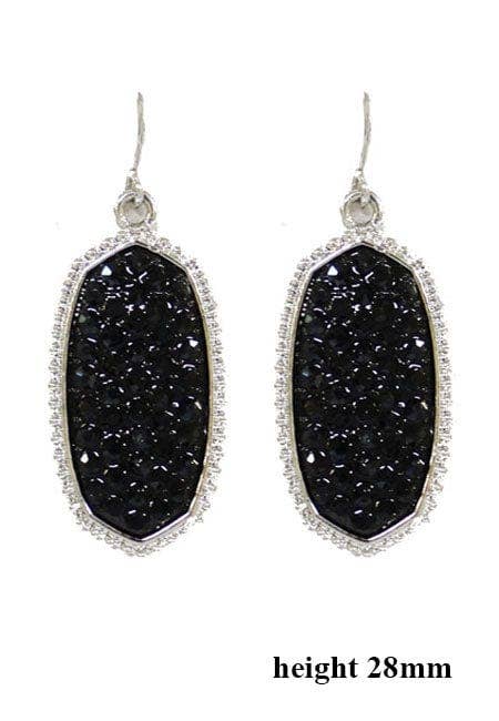 MiMi Wholesale - Wholesale Dangle Earrings - VE1550 Pave Rhinestone Oval Hexagon Drop Earrings11