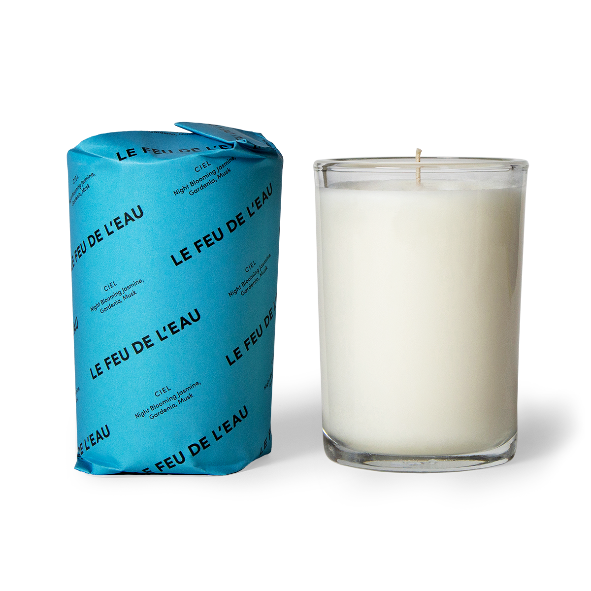 Le Feu De L'eau - Wholesale Jar/Filled Candle - Ciel - 8 oz0