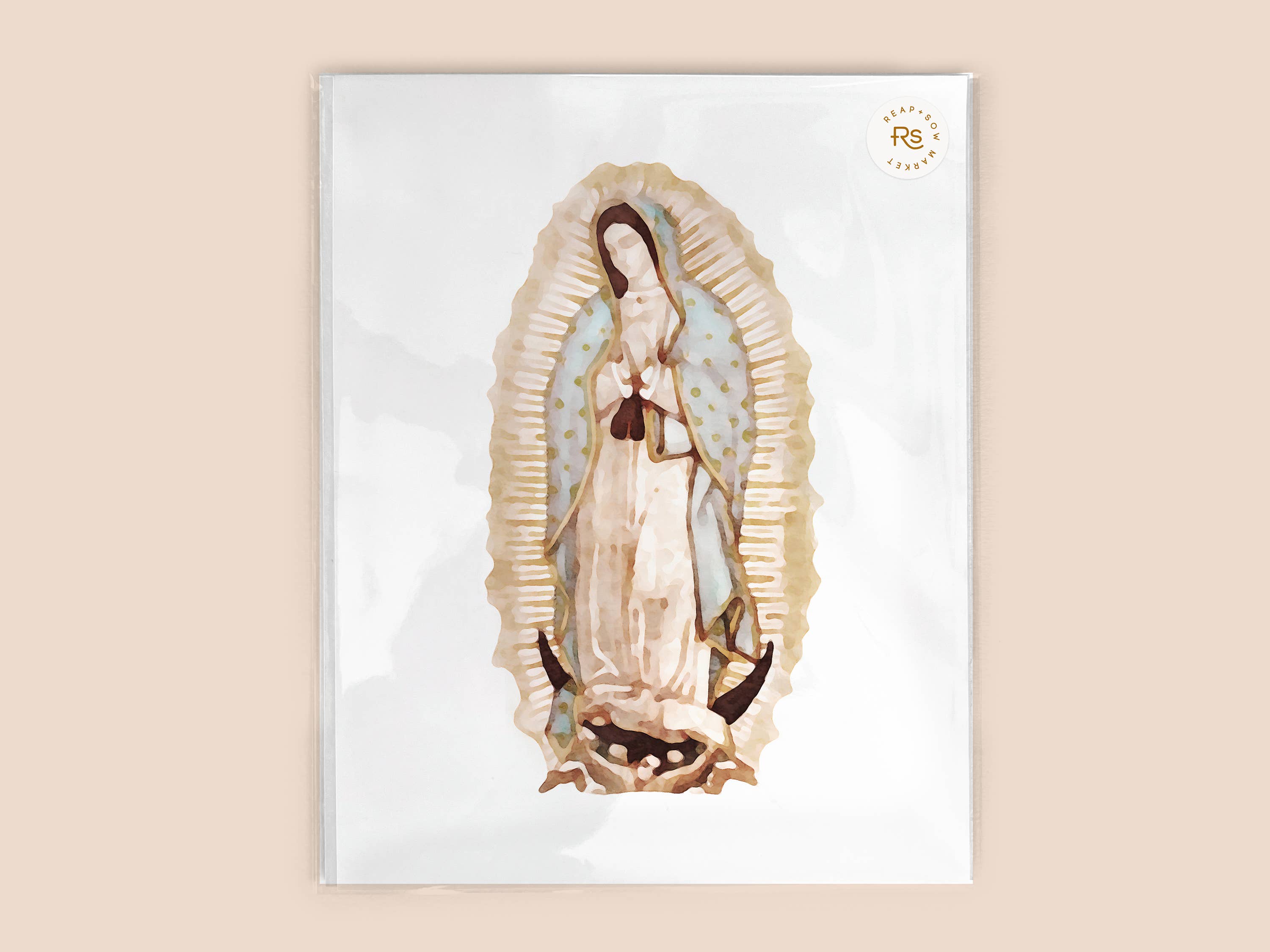 Reap+Sow - Wholesale Art Print - Our Lady of Guadalupe Watercolor Art Print8