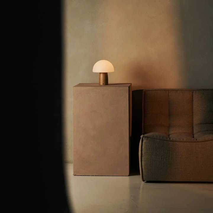 Tavellio - Wholesale Accent/Desk Lamp - Mia Light Brown Stylish Wooden Table Lamp with Dimmer - Wood, Functional & Subtle2