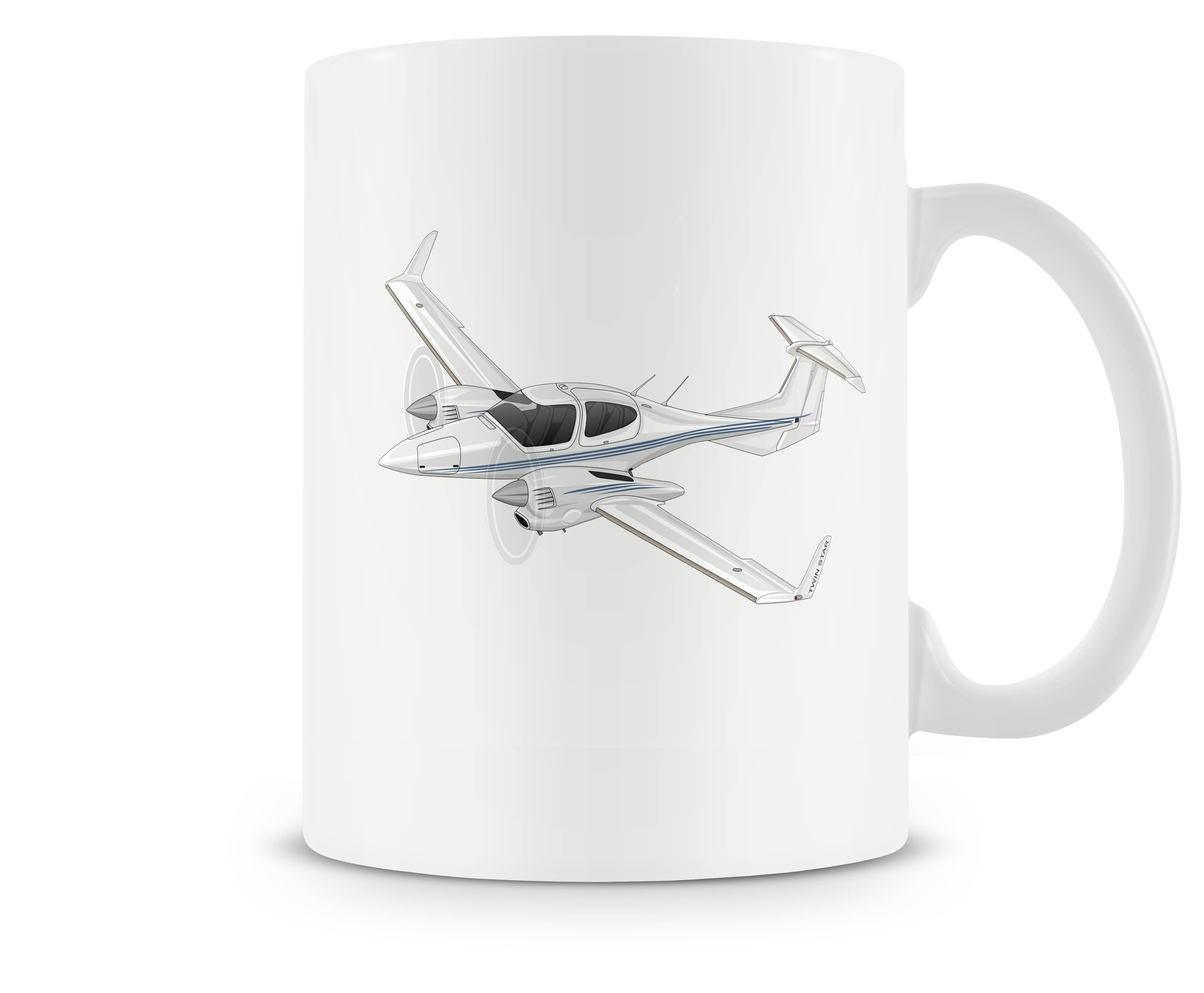 AeroMugs - Wholesale Coffee Mug - Diamond DA42 Twin Star