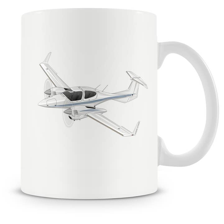 AeroMugs - Wholesale Coffee Mug - Diamond DA42 Twin Star0