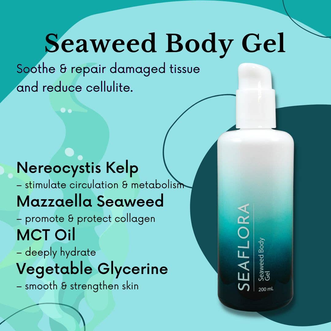 Seaflora Skincare - Wholesale Body Cream/Lotion - Seaweed Body Gel: ‘Liquid Gold’ for Skin Nourishment3