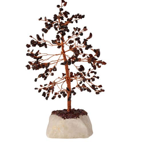 ÁRBOL DE PIEDRA PRECIOSA DE 300 GRANATES para venta al por mayor de Benjamin International