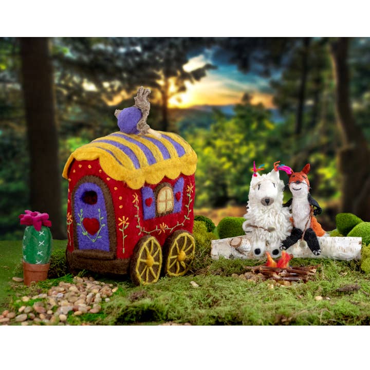 dZi Handmade – Engroshandel Pynt – Lama Wild Woolie6