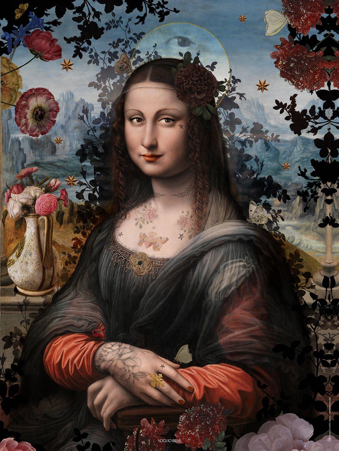 Voglio Bene - Wholesale Kunstprint - A4-poster Mona Lisa0