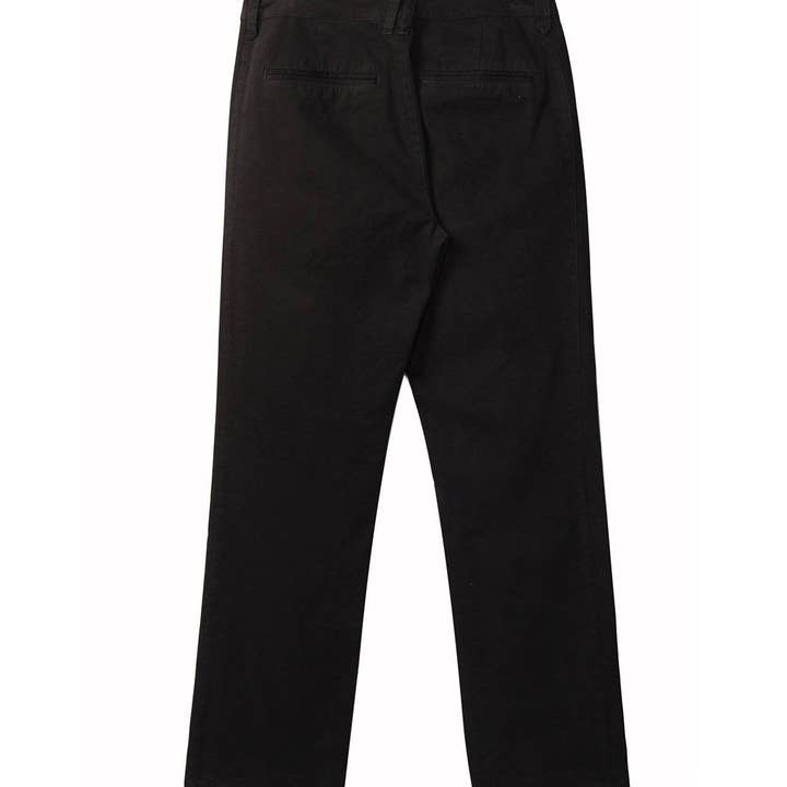 Svart Konus Herr Baggy Chinos i Svart för wholesale på Faire4