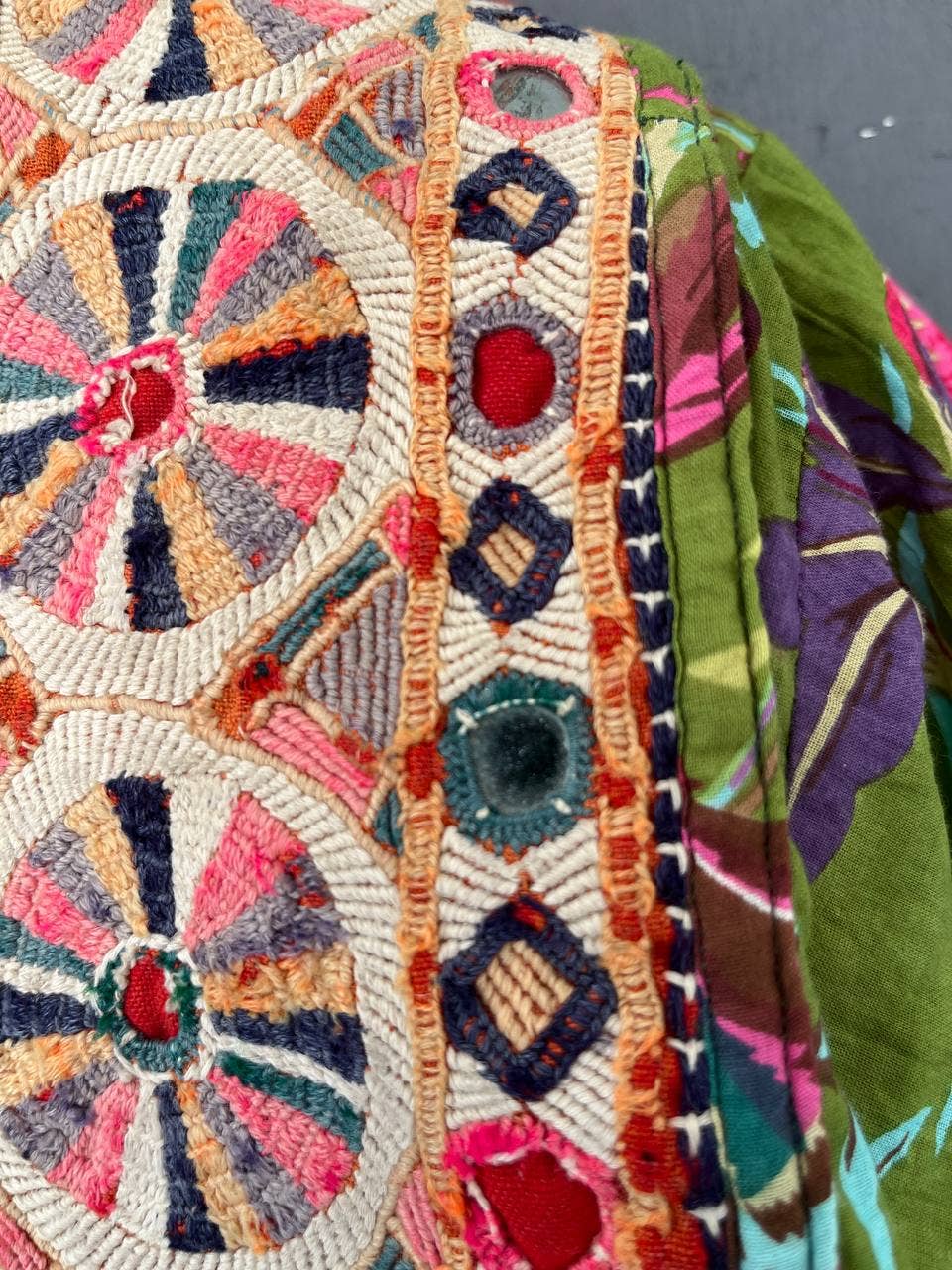 Bhawana Handicrafts - Wholesale Dress - Women's - Indian Bird Print Banjara Yoke Tunic Dress Long Cotton Gowns2