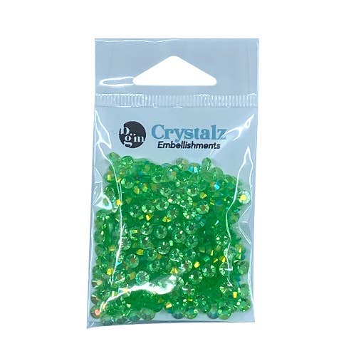 Buttons Galore & More – wholesale Craft supplies – Lime AB Crystalz1