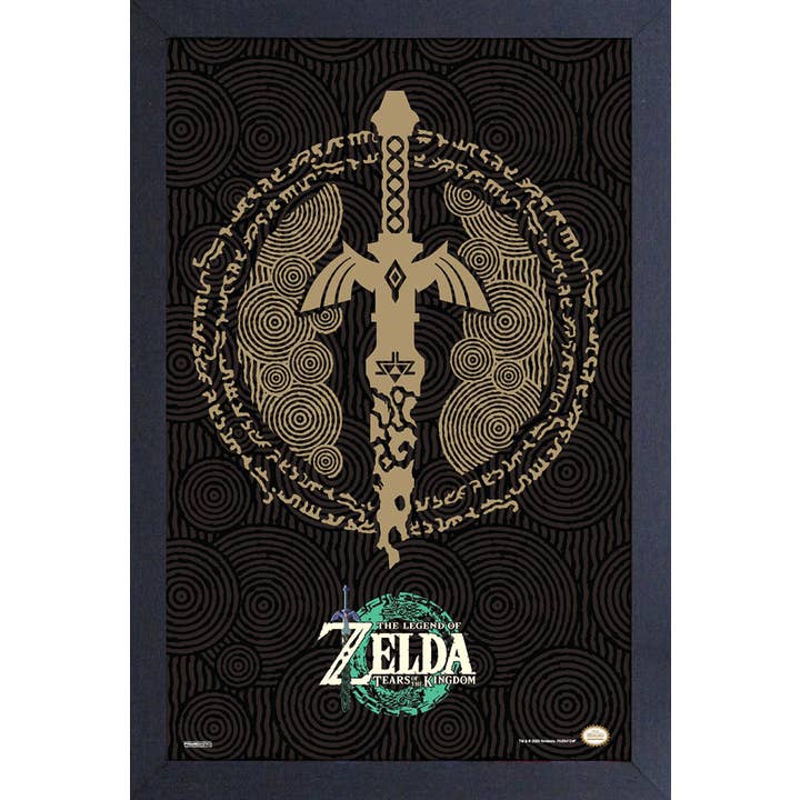 Pyramid America - Wholesale Art Print - Zelda - Tears of the Kingdom - Master Sword Icon