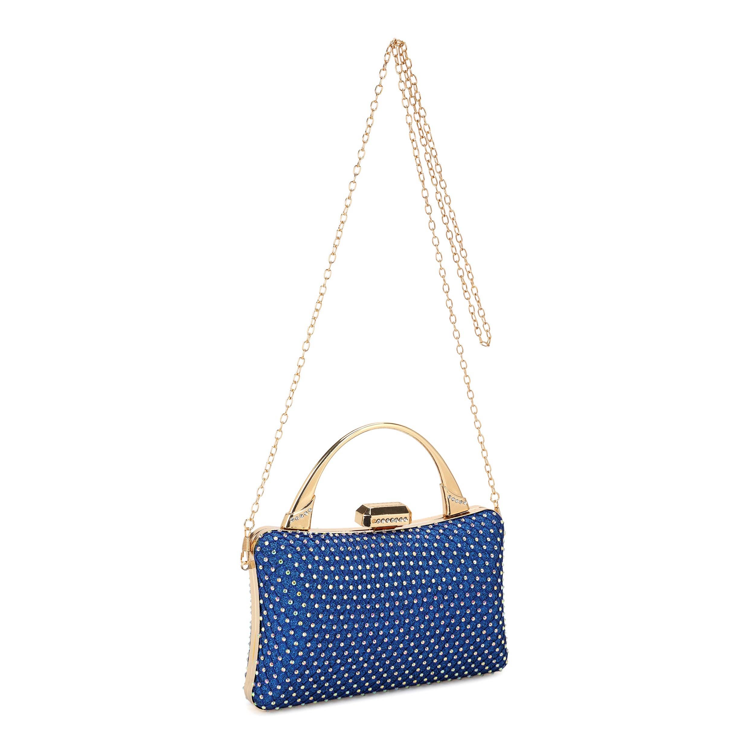 KAYLA+AVA - Wholesale Top Handle Bag - Women's - HANNAH Rhinestone Embellished Top Handle Evening Bag13