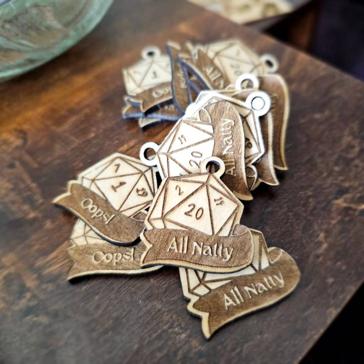 Earrings | D20s for wholesale by Luna Craft