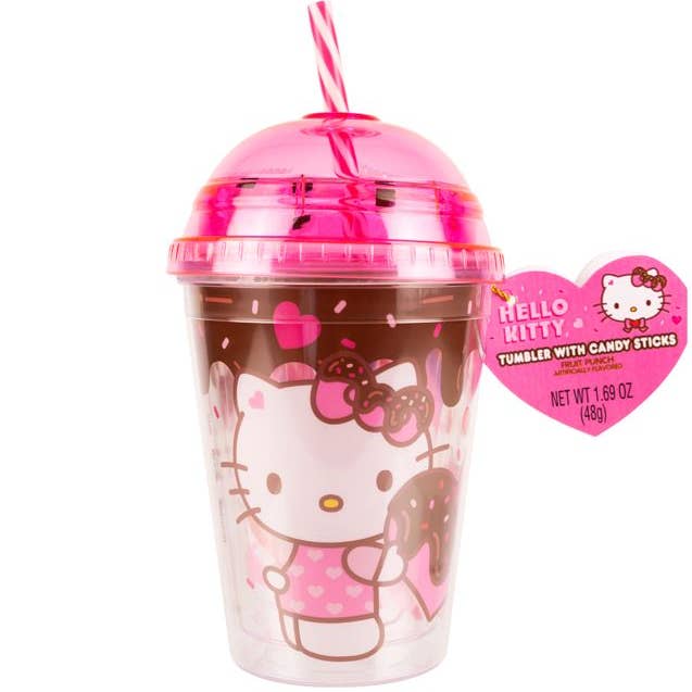 Galerie Candy and Gifts - Wholesale Drinking Glass/Cup - Kids & Baby - ACR Combo License Mini Dome Tumbler Asst-Bluey & Hello Kitty
