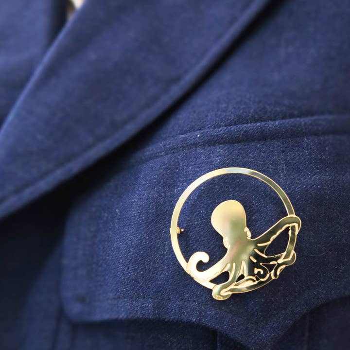 Hirondelle Bijoux - Wholesale Brooch - Octopus brooch4