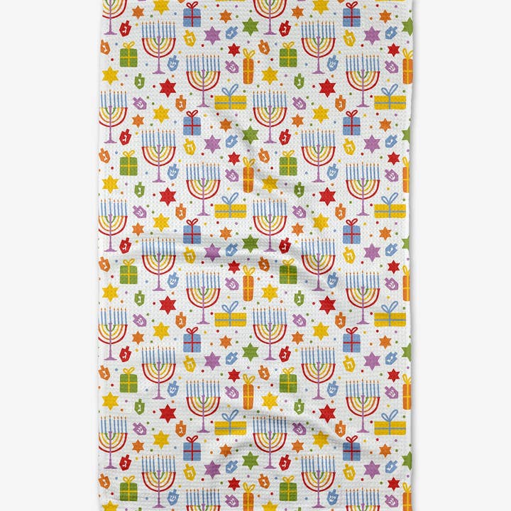 Geometry - Wholesale Tea Towel - Hanukkah Oh Hanukkah Tea Towel0