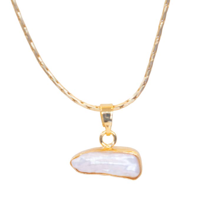 Gemajesty Jewellery - Wholesale Pendant/charm necklace - Vikki Pendant & 18 Inch Chain (Baroque Pearl Collar)
