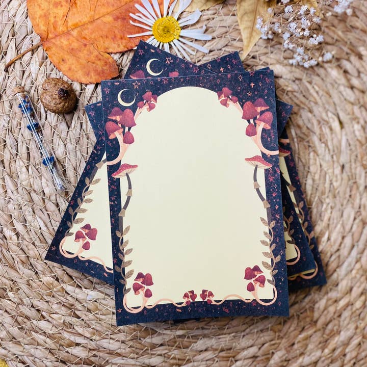 Split Moon Studios - Wholesale Notepad - Magic Mushroom Notepad A6 To-Do List