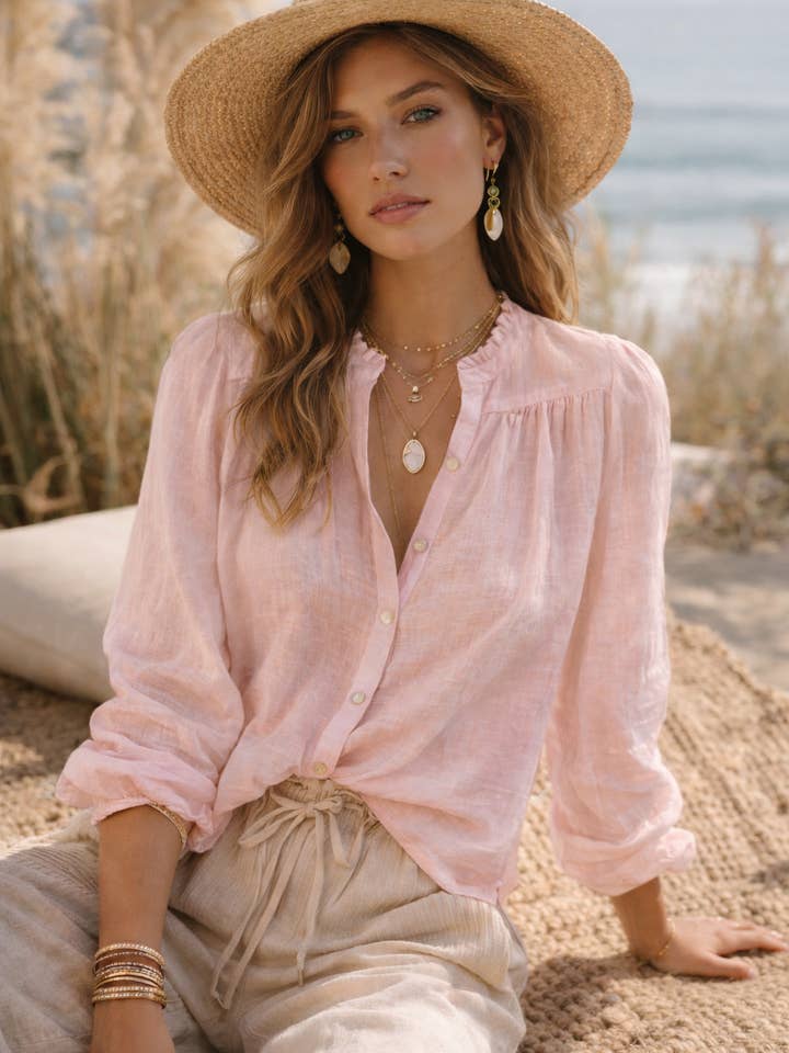 Rosé Coast Blouse
for wholesale by The Nu Vintage