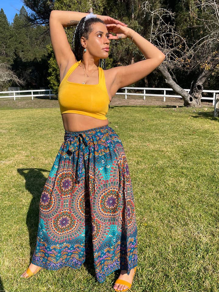 Zig Zag Asian Collection - Wholesale Pants - Women's - Shiva Mandala Pants2