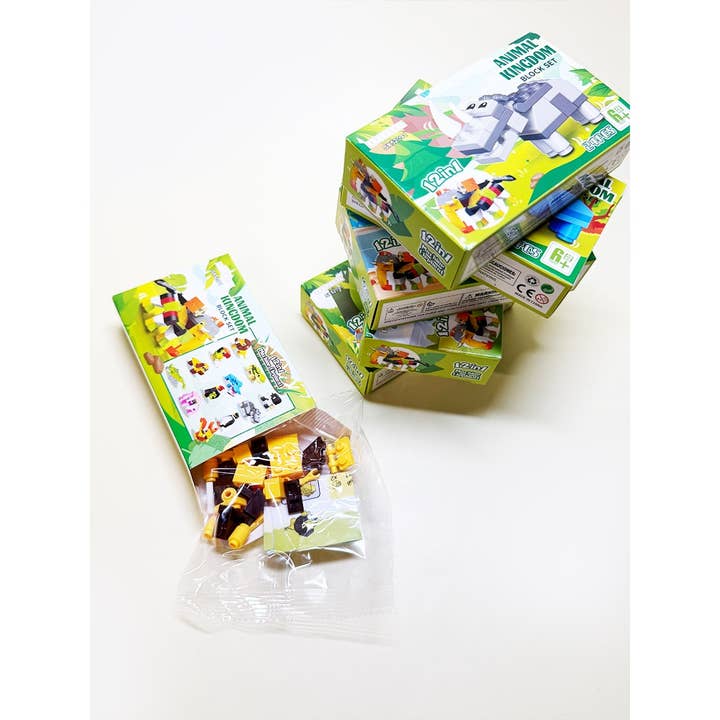 ASSORTED COLOR The Animal Kingdom Building Block Toy for wholesale on Faire2