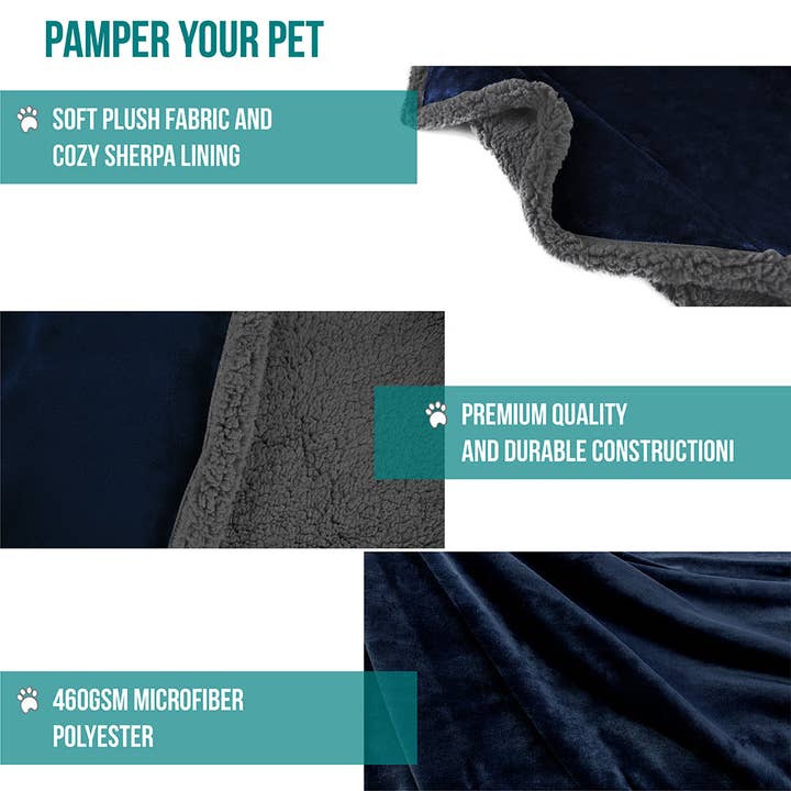 PetAmi - Wholesale Pet blanket – Cat/dog - Waterproof Fleece Pet Blanket33