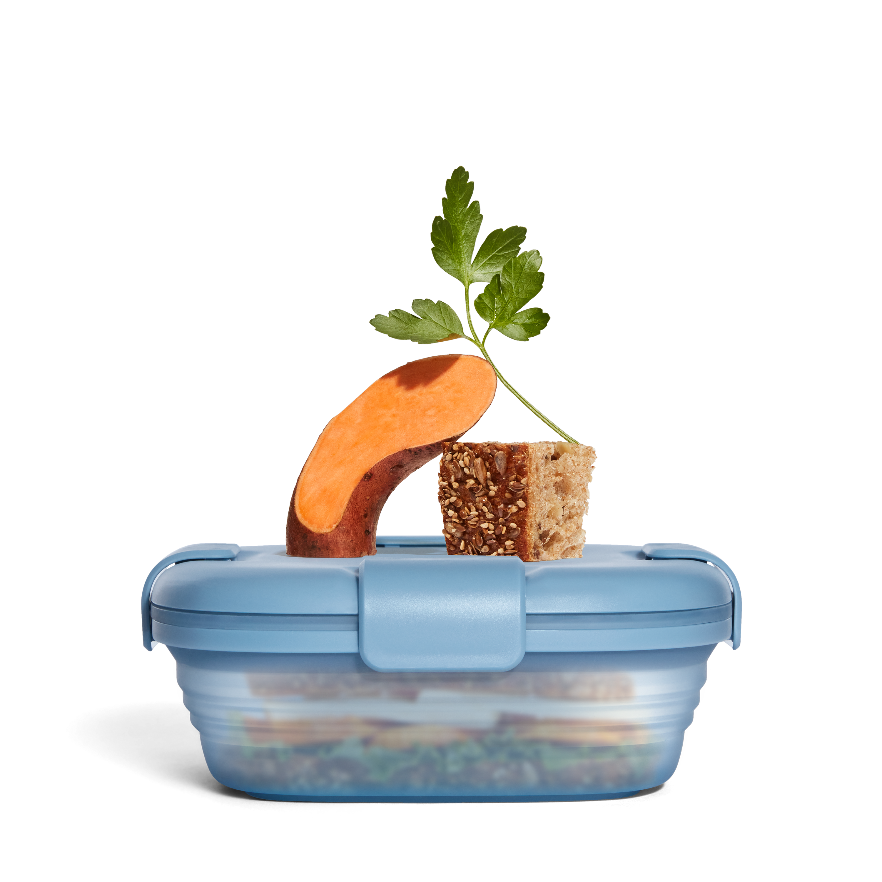 Stojo - Wholesale Lunch Bag/Box - 24oz Translucent Box - Collapsed Packaging2