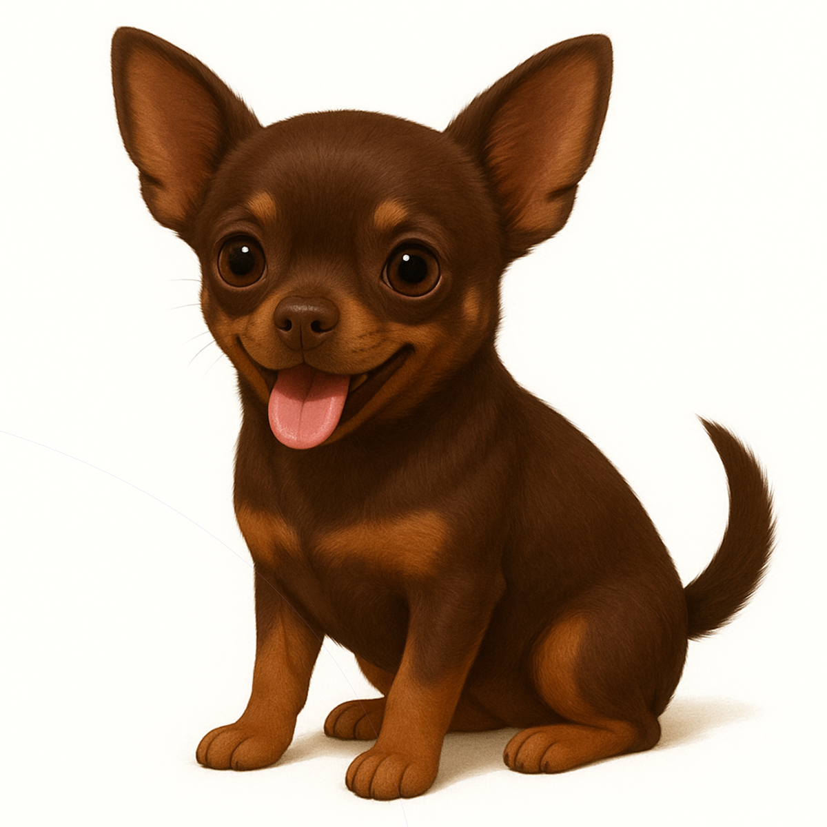 Designs by Mysh - Vente Autocollant - Autocollants de chien Chihuahua – Autocollant en vinyle aquarelle découpé, décalcomanie pour animaux de 3” durable pour ordinateur portable, bouteille d'eau, journal5