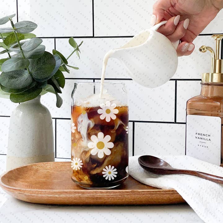 16oz Spring Flowers Glass Cup with Bamboo Lid & Straw #100129 and other Purchase wholesale can i flowers. Free returns & net 60 terms on Faire trending on Faire.