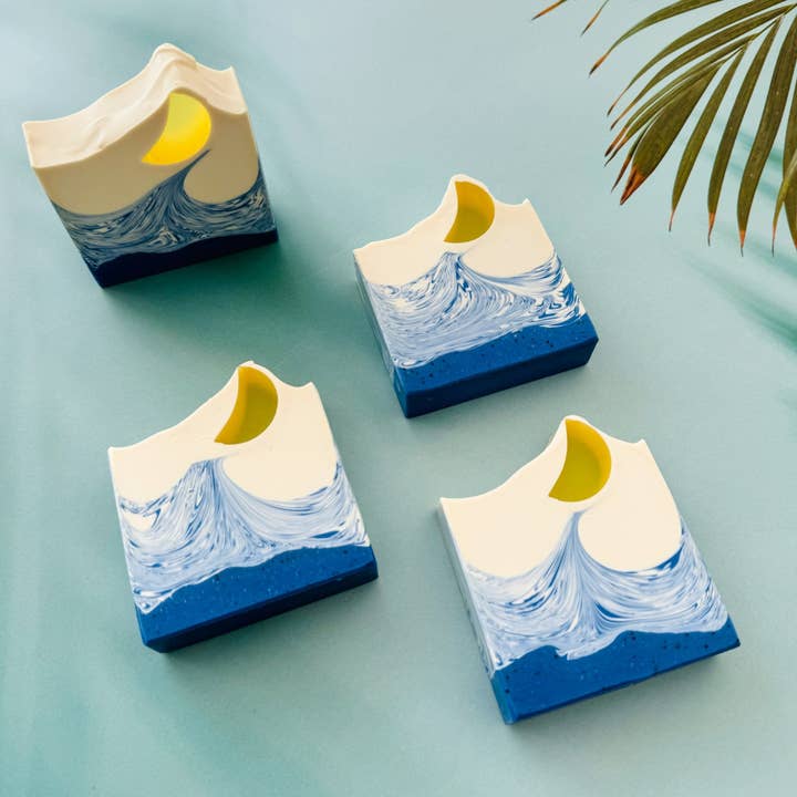 Handmade Artisan Natural Soap | Moonlight Memory | Apple, Violet & Rosewood Scent for wholesale by Tammi Home Body & Bath