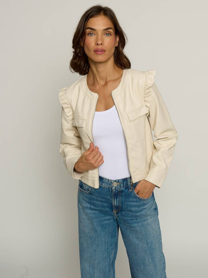 Giacca Vegana Ruffle per la vendita all'ingrosso da parte di Central Park West